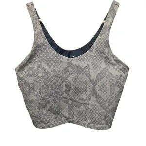 Varley Let's Go Walker Sports Bra Snake.Print Size Large thumbnail 1
