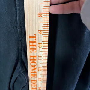 Uniqlo Wide Leg‎ Twill Pants Women's Minimalist Quiet Luxury Black XS thumbnail 8