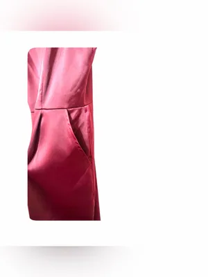 Lulus Women’s Touch of Heaven Burgundy Satin Sleeveless Jumpsuit size Large thumbnail 10