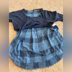 PILCRO long sleeve v neck flannel shirt thumbnail 9