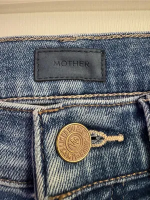 MOTHER Blue The Weekender in First Mate Medium Wash Flare Jeans Size 23 thumbnail 3