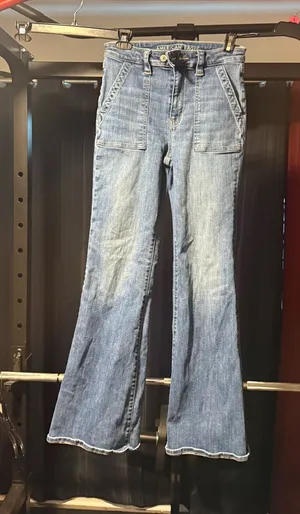 American Eagle Super High-Rise Flare Jeans thumbnail 1