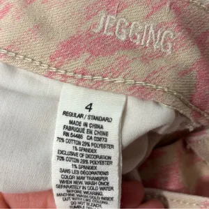 American Eagle Outfitters Jegging Pink Low Rise‎ Super Skinny Leg Stretch size 4 thumbnail 8