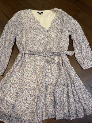 PAIGE Marlyn Belted Dress Exclusive Size 10 - C30-144 thumbnail 5