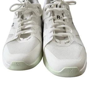 On Cloud The Roger Tennis Lightweight White & Mint Green Sneakers W10 thumbnail 3