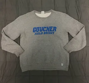 Goucher College Russell Athletic grey crewneck Size M #90s thumbnail 1