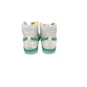 Nike Shoes Blazer Mid '77 "Chenille Swoosh White Green Fade" Sneakers Size 9 thumbnail 4