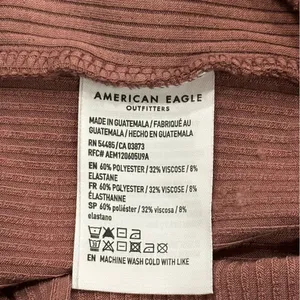 American Eagle mauve pink small tube top thumbnail 2