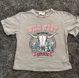Wild West Tee Size XS 0507 Gray thumbnail 1