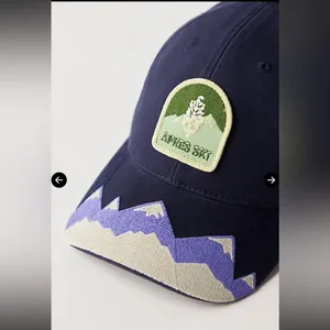Free people movement AMERICAN NEEDLE Apres Ski Baseball Cap - Navy thumbnail 3