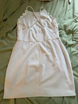 by & by White Short Dress thumbnail 2