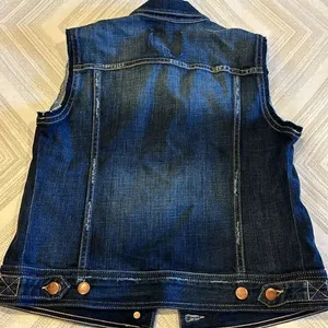 Joe’s Jeans Women’s Denim Distressed Vest thumbnail 7