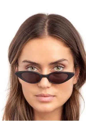 illesteva Marianne Sunglasses Black w/ Silver Swarovski thumbnail 1