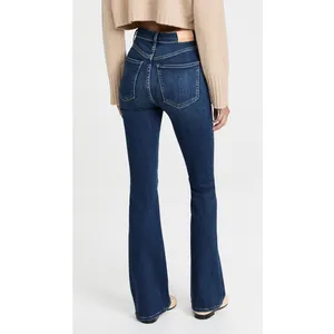 Citizens of Humanity Lilah High Rise Flare Jeans Dark Wash Blue 24 thumbnail 2