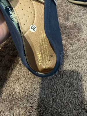 Toms Hertiage Navy Canvas Alpargata slip on flats thumbnail 7