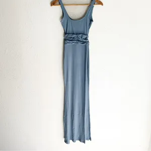 Riot Swim Roxi Maxi Dress Dusty Blue Sz XS Modal thumbnail 6