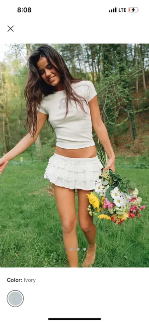 White Bloomer Shorts thumbnail 2