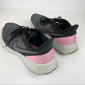 Nike Womens Revolution 5 Running Shoes Pink Black thumbnail 7