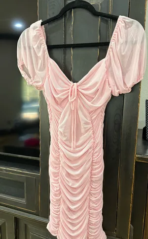 Blue Blush Pink Dress thumbnail 1