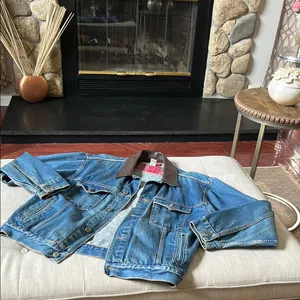 RARE Vintage 90s Marlboro Trucker Jean Jacket thumbnail 2
