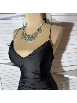 Windsor maxi dress sexy mermaid gown open back plunge prom homecoming whimsigoth thumbnail 5