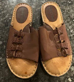 Minnetonka Leather Slide Sandals thumbnail 1