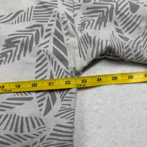 Aerie Palm Print Hoodie Gray White Lightweight Women’s Small Oversized thumbnail 6