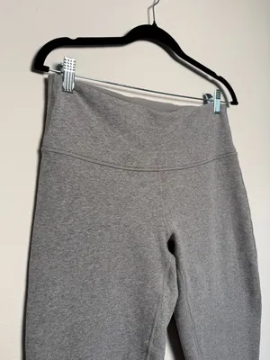 Gray Lululemon High Rise Fleece Leggings thumbnail 2