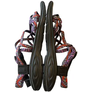 Chacos Z/2 1215 EcoTread Strappy Outdoors Sporty Purple Black Orange Sandals Sz 7 thumbnail 5