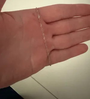 Caitlyn Minimalist Necklace Silver thumbnail 4