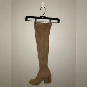 DV by Dolce Vita Cayla Suede Over-the-Knee Boots, Light Taupe, Size 7, EUC thumbnail 7
