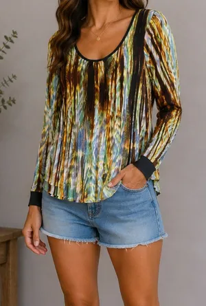 Freebird Polyester Blouse thumbnail 1