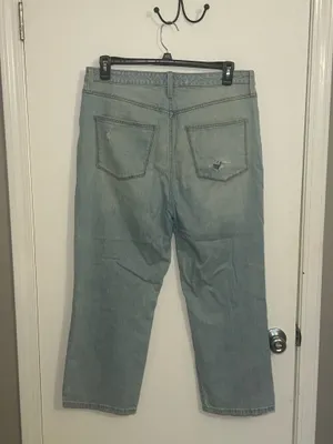 Universe Thread Wide Leg baggy ripped jeans thumbnail 2