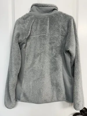 Columbia Gray High-Pile Fleece Full-Zip Jacket Women’s L thumbnail 7