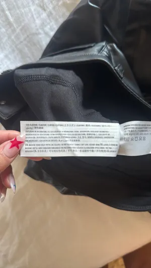 Abercrombie Leather High-Rise Pants thumbnail 5