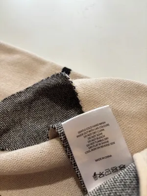 White Fox Beige & Black Knit Two-Piece Set • Size Small thumbnail 11