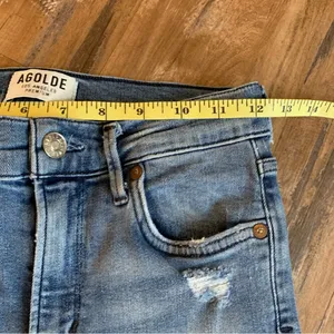 AGOLDE High-Rise distressed Stretchy Skinny Jeans 24 0 thumbnail 7