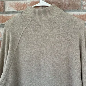 Maeve Anthropologie Mock Neck Sweater Women’s Small Beige Tan thumbnail 8