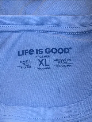 Life Is Good long sleeve crusher t-shirt Snowman Chill Winter XL thumbnail 5