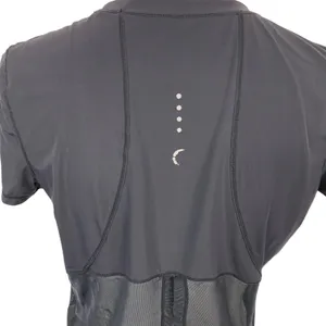 Zyia‎ Medium Black Activewear Top Short Sleeve Gym Fitness Athleisure thumbnail 4