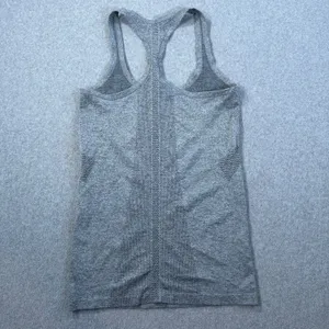 New Balance Gray Racerback Tank Top Women's Medium Running Active Gym Workout thumbnail 9