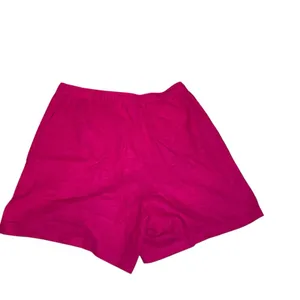 Company Collection Fuchsia Pink Linen Blend Shorts Elastic Waist‎ Drawstring LG thumbnail 2