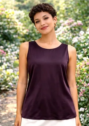 Free People Take You There Open Back Cami Wine M thumbnail 1