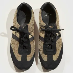 COACH Kelson Outline Signature Suede sneaker Sz 10 thumbnail 1
