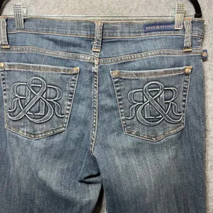 Rock & Republic Kasandra Bootcut Jeans‎ Embellished Pockets Dark Wash Size 12 thumbnail 9
