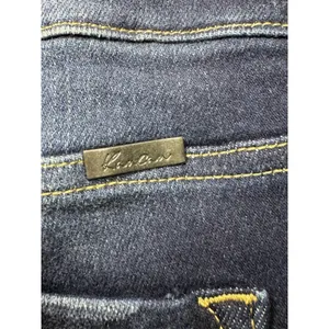 KanCan Womens Mid Rise Stretch Distressed Hem Skinny Denim Jeans Blue Size 15/31 thumbnail 5