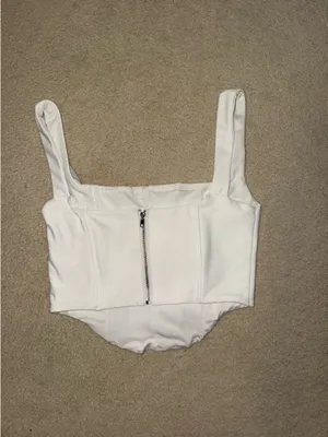 Edikted White Corset Top thumbnail 3
