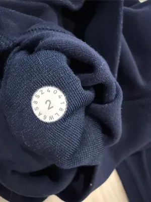lululemon athletica Navy High-Rise Leggings with Reflective Logo thumbnail 3