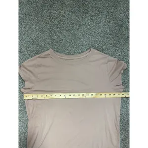 Universal Thread Beige Tan Short Sleeve Cotton Crew Neck T-Shirt XXL thumbnail 4