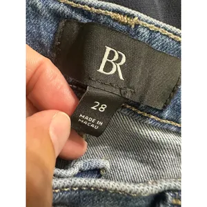 Banana Republic‎ The Straight Jean Medium Wash High Rise Button Fly Size 28 thumbnail 6
